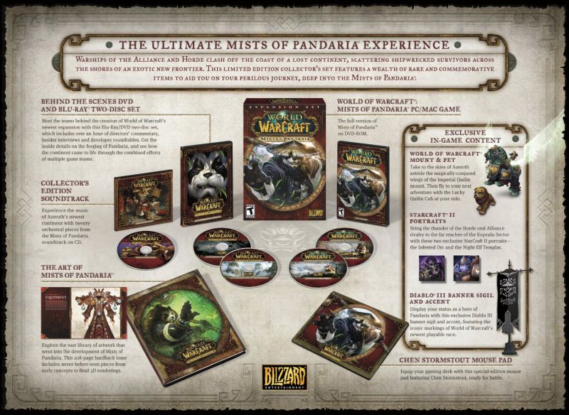 World of Warcraft: Mists of Pandaria (Collectors Edition)