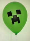 balónek Minecraft Creeper s držákem