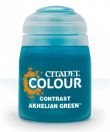  Citadel Contrast Paint (Akhelian Green) - kontrastní barva - modrá 