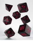  Kostky Cyberpunk - Red RPG Set (černé) 