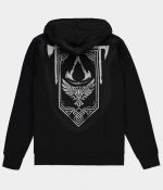  oblečení pro hráče Mikina Assassins Creed: Valhalla - Crest Banner (velikost L) 