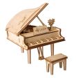  Stavebnice - Křídlový klavír (dřevěná) 