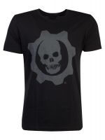  oblečení pro hráče Tričko Gears of War - Skull Badge (velikost L) 