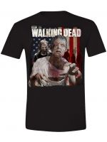  oblečení pro hráče Tričko The Walking Dead - Walkers Flag (velikost L) 