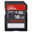 obrĂˇzek SanDisk SDHC Ultra 16GB 30MB/s Class 10