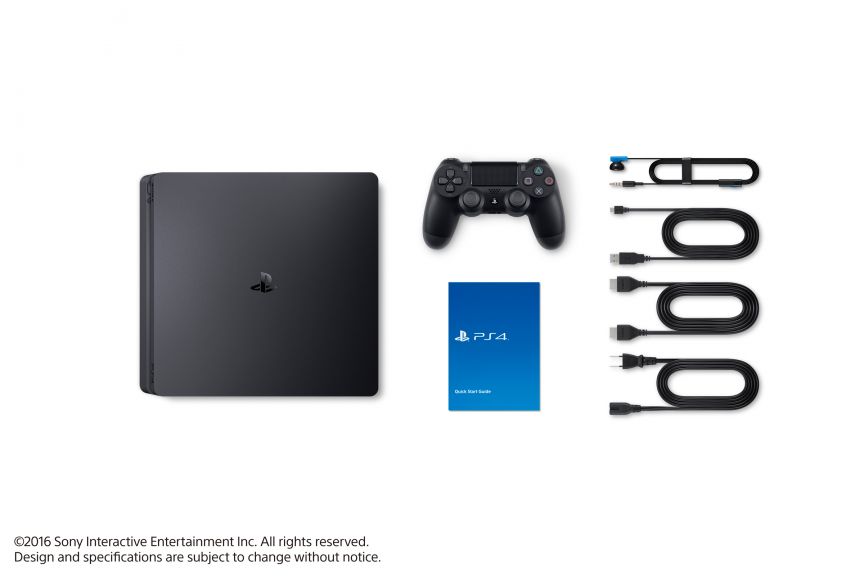 PlayStation 4 Slim - herní konzole (500GB) Příslušenství ke konzoli