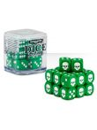  kostky Warhammer Dice Cube (20 ks), šestistěnné - zelené 